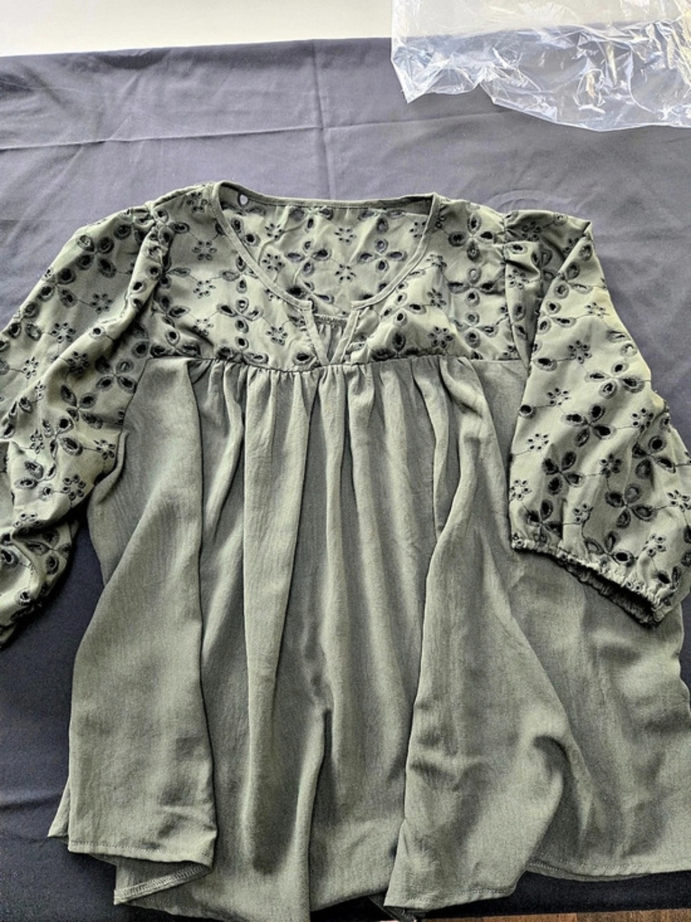 Lightweight Army Green Top